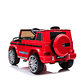 Auto a Batería Jeep G63 Con Licencia Mercedes 12V Rojo - - Miniatura 3