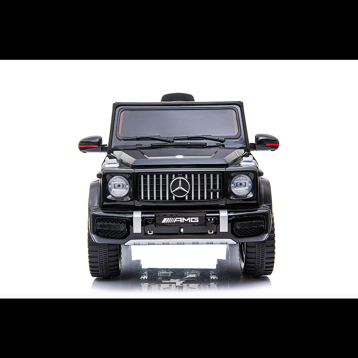 Auto a Batería Jeep G63 Con Licencia Mercedes 12V Negro - 2