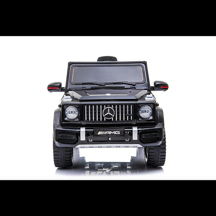 Auto a Batería Jeep G63 Con Licencia Mercedes 12V Negro - 2