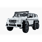 Auto Bateria G63 Licencia Mercedes 6x6 Blanco 12v - Miniatura 3