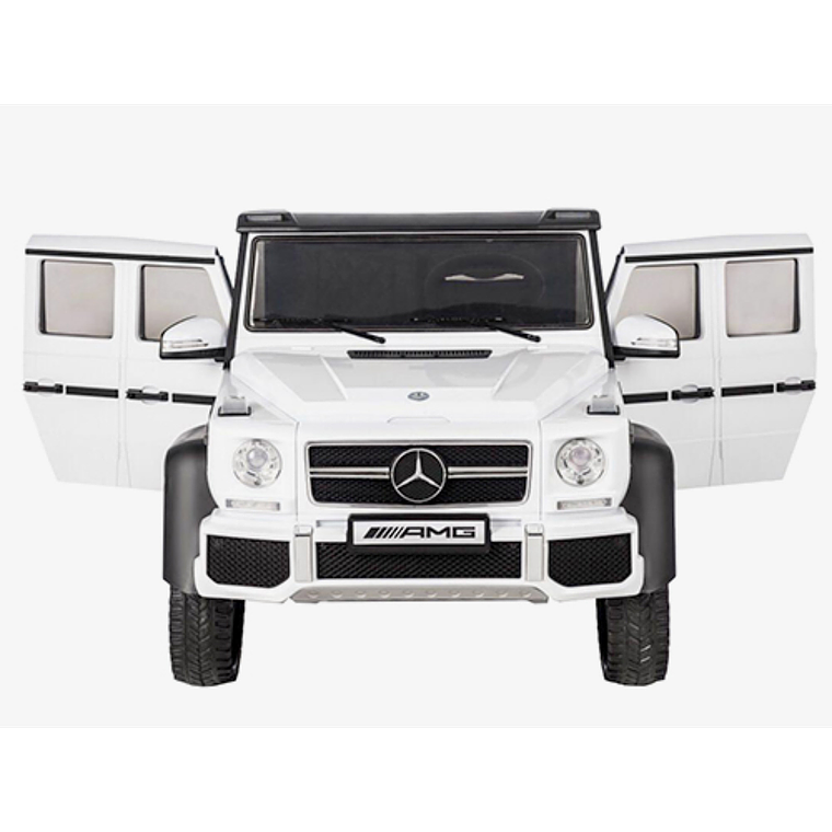 Auto Bateria G63 Licencia Mercedes 6x6 Blanco 12v 4