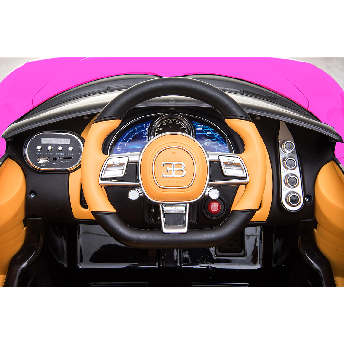 Bugatti a batería Rosado 4