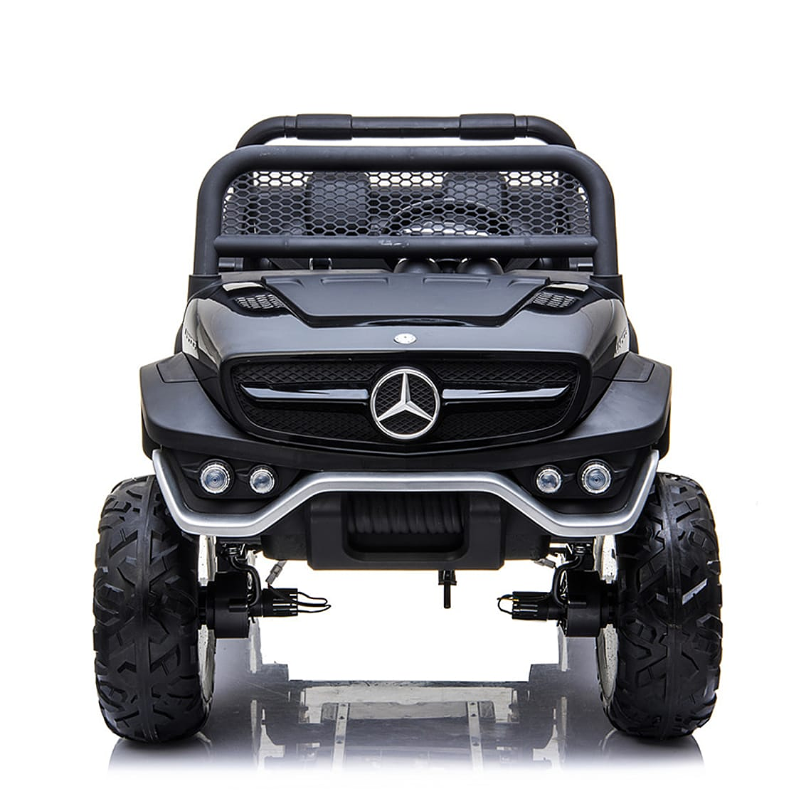 Buggy XXL a Batería 12V 14 Ah MERCEDES UNIMOG 4×4 Pantalla Touch Ruedas goma- Negro 2