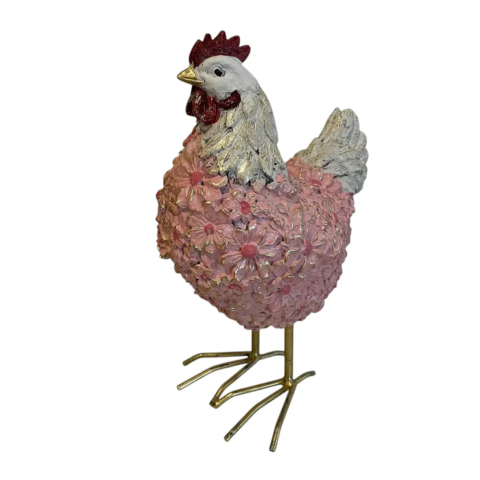 Galinha Decorativa Pastel 25cm 2