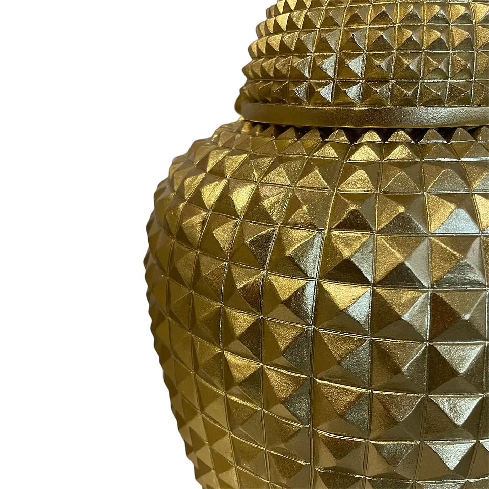 Pote Arara Dourado 38cm  4