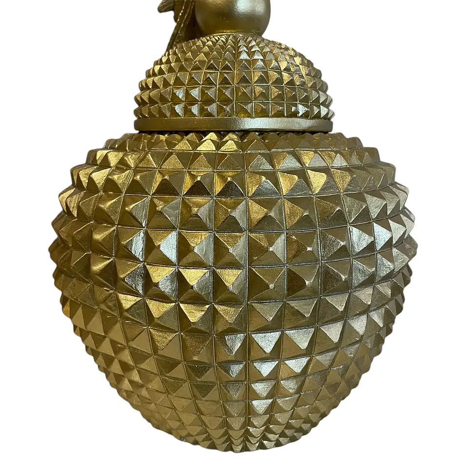 Pote Arara Dourado 34cm 4