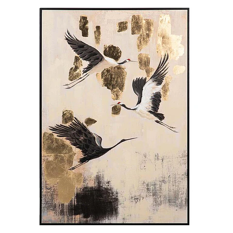 Quadro Garças 120cm 