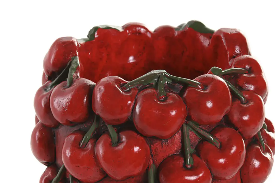 Vaso de Cimento Cerejas 15,5cm  2