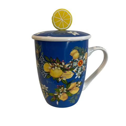 Caneca Limão Azul 300ml 