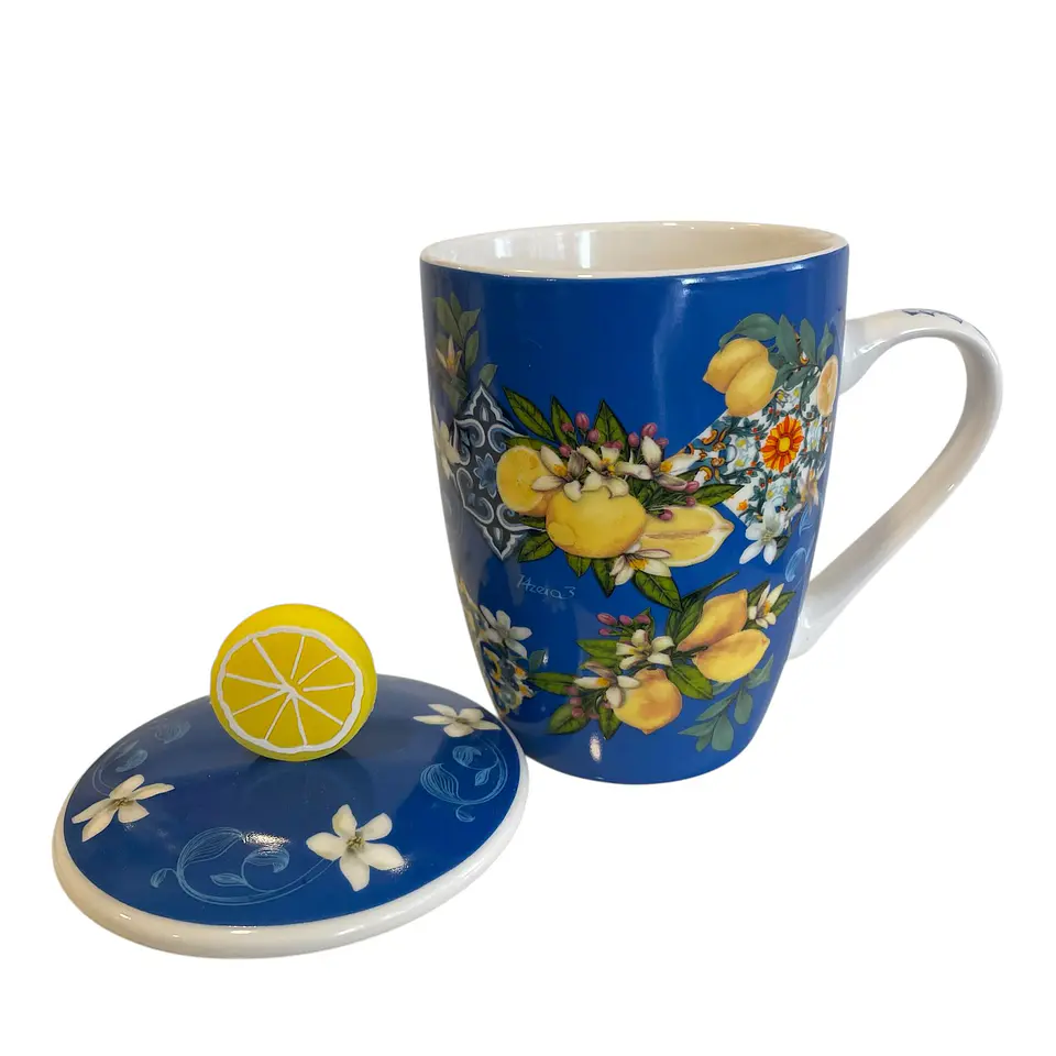 Caneca Limão Azul 300ml  2