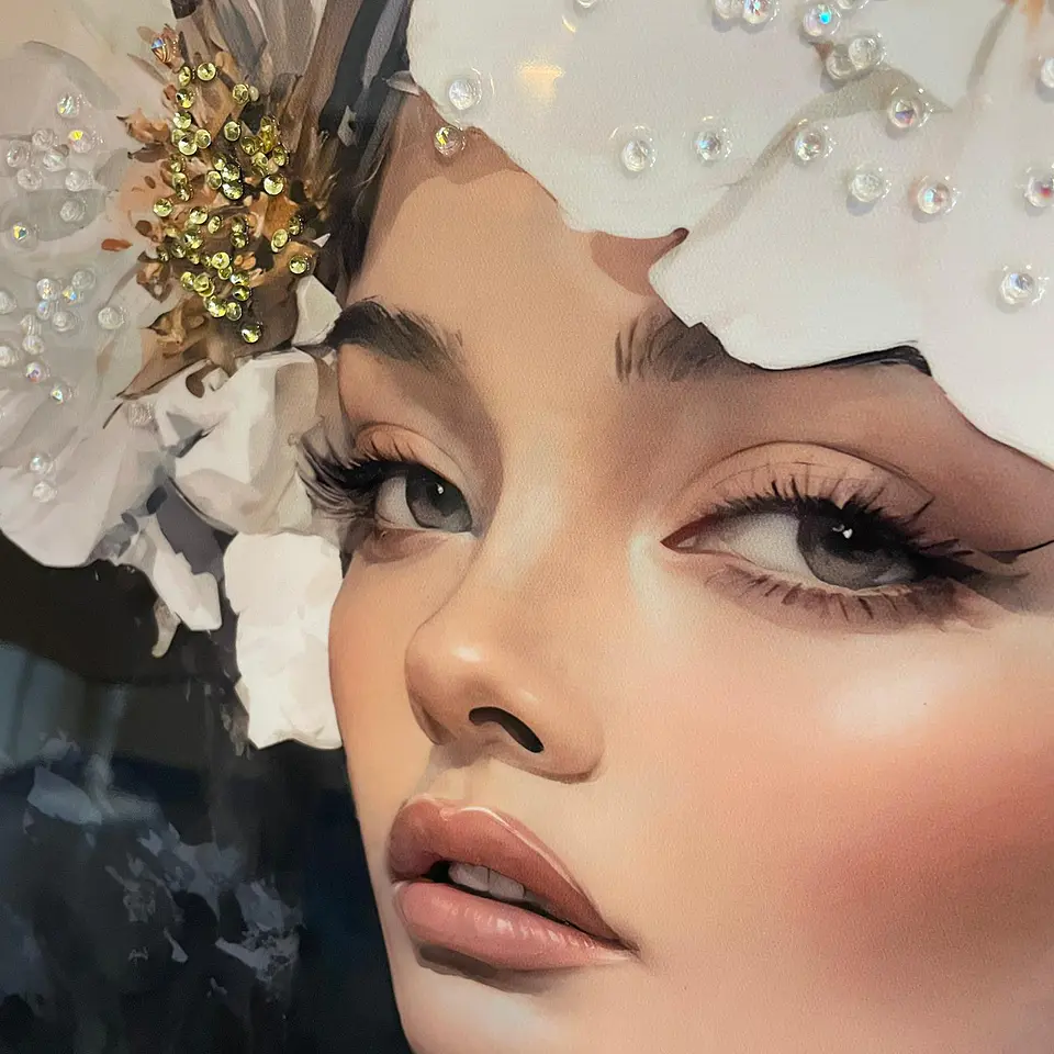 Tela Glamour 60x60cm  2