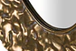 Espelho de Parede Irregular em Metal Dourado 74x42 cm - vignette 3