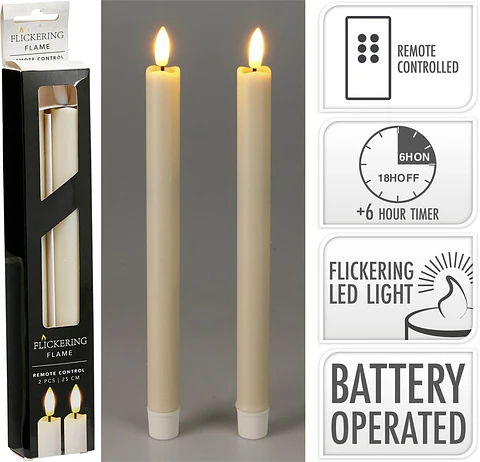 Velas Candelbaro LED (cera) 