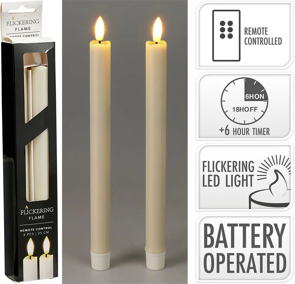 Velas Candelbaro LED (cera)  1