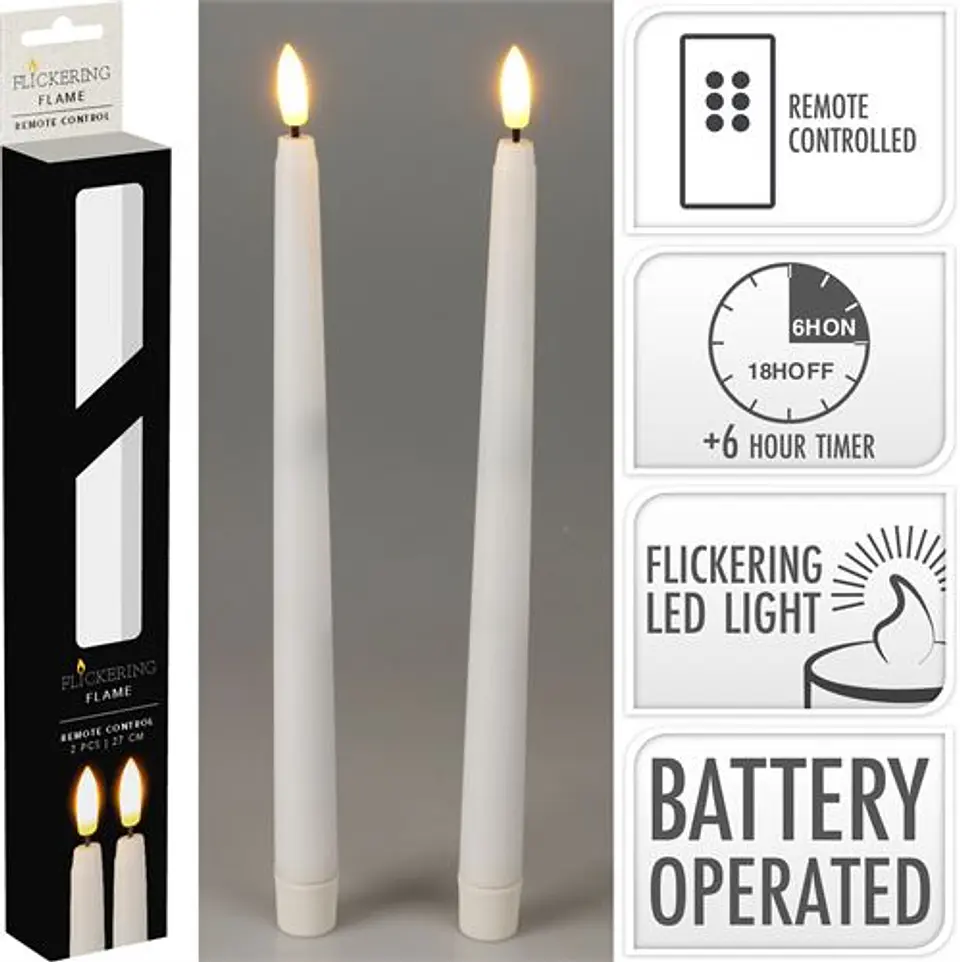 Velas Candelabro LED (Cera) 1