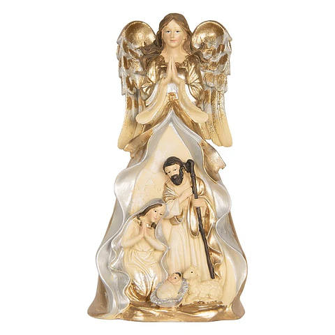 Sagrada com Anjo 31cm 