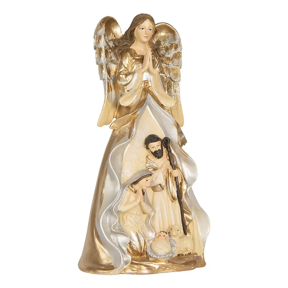 Sagrada com Anjo 31cm  2