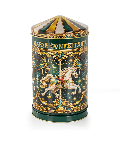 Lata Carrossel Fina c/ Bolachas 150gr