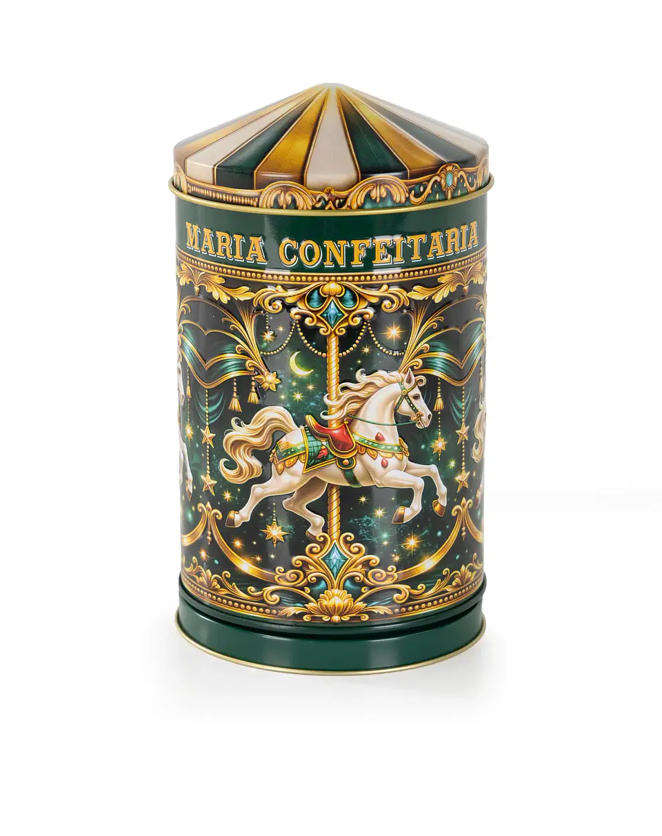 Lata Carrossel Fina c/ Bolachas 150gr 1
