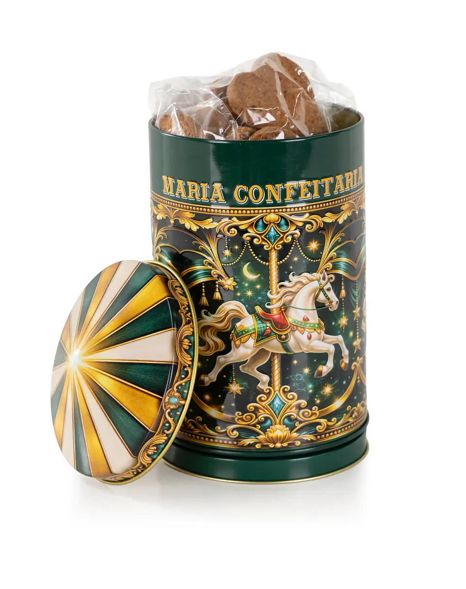 Lata Carrossel Fina c/ Bolachas 150gr 2