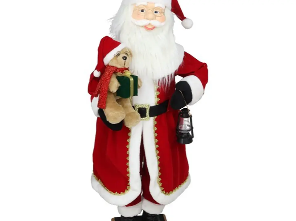 Pai Natal 110cm ( Luz Movimento Musica)  1