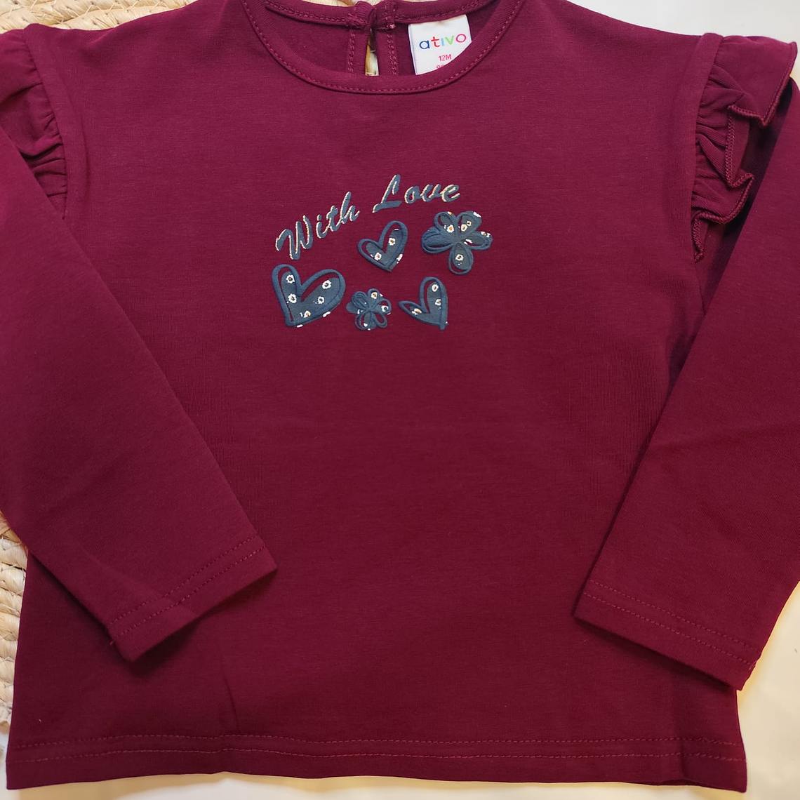 T-shirt manga comprida 1