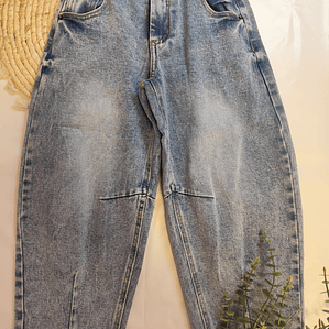 Calças de ganga largas