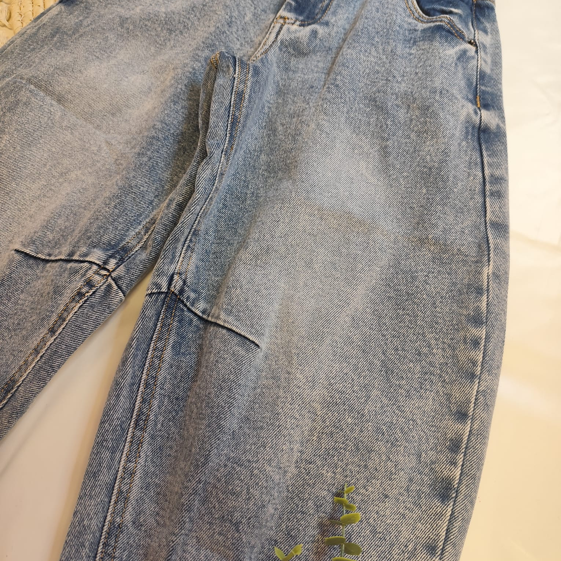 Calças de ganga largas 2