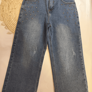 Calça ganga wide leg