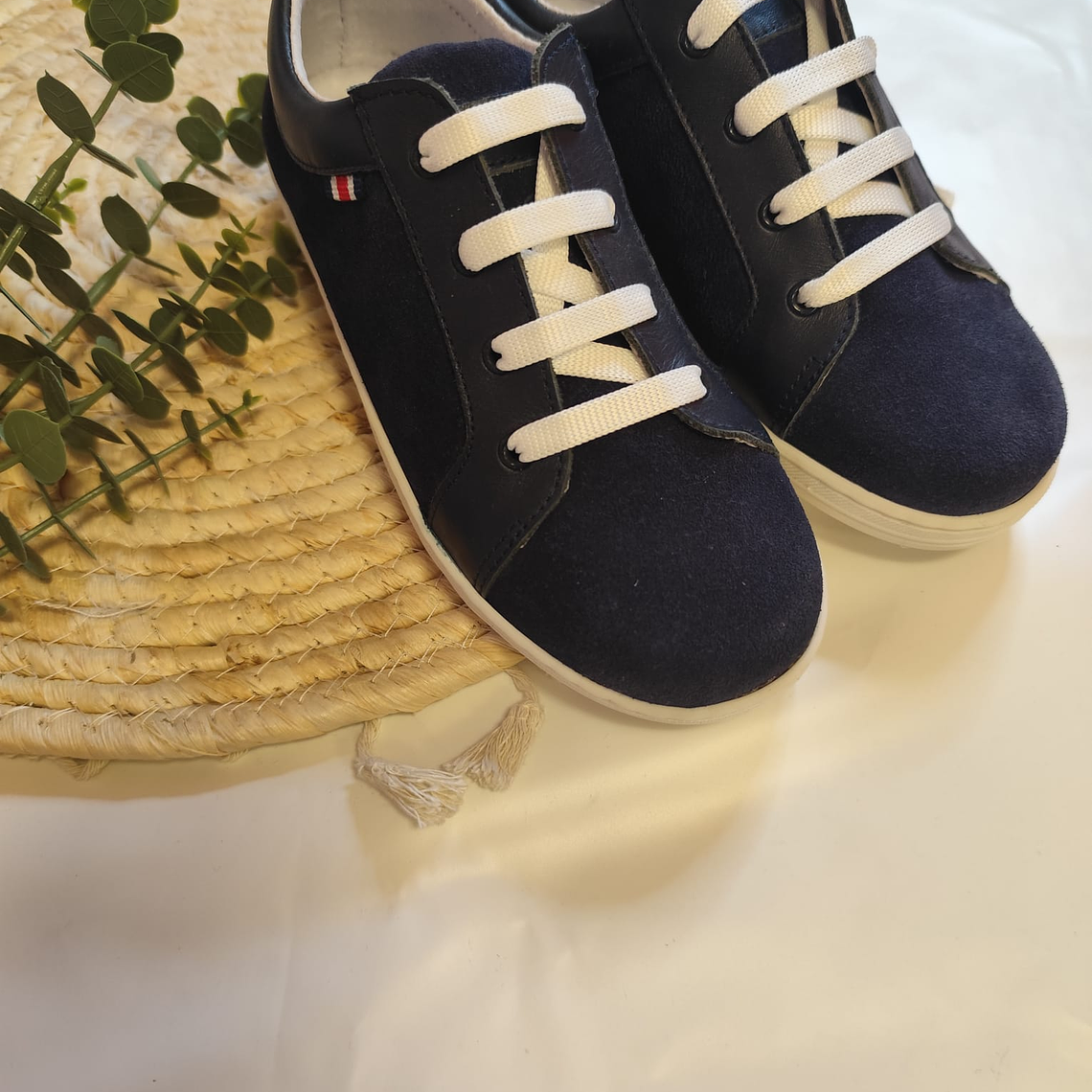 Ténis com cordão azuis 1