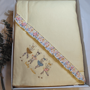 Manta bailarina com folho