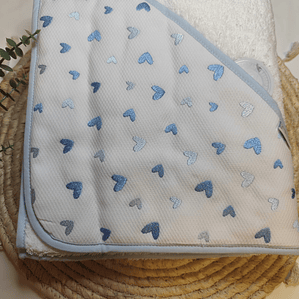 Toalha de banho corações