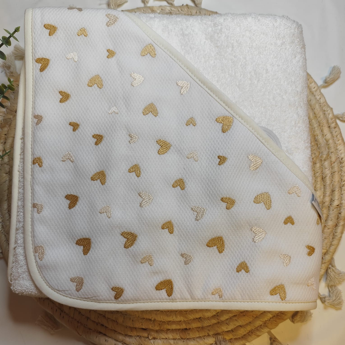 Toalha de banho corações 3