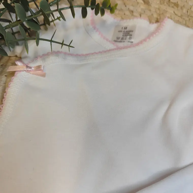 Conjunto body cruzado algodão e calças 2