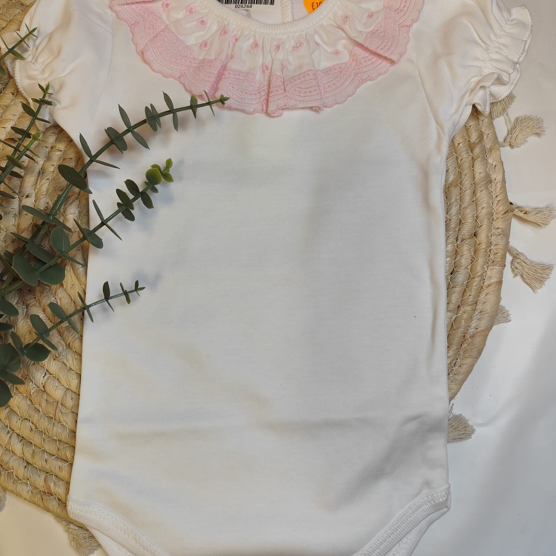 Body manga curta de algodão  1