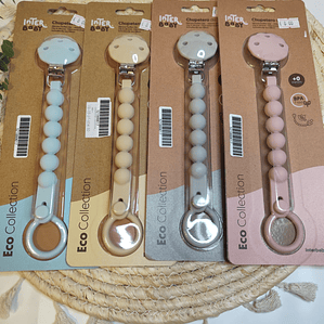 Porta chupetas silicone bolas