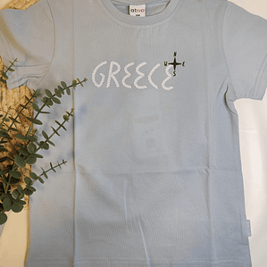 T-shirt manga comprida Greece