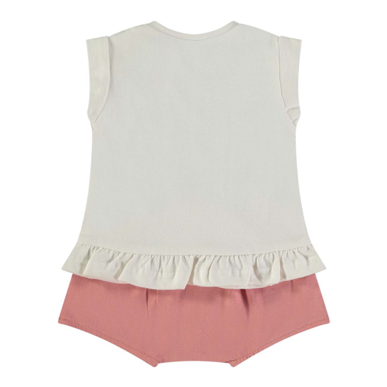 Conjunto t-shirt coelhinho e calção 2