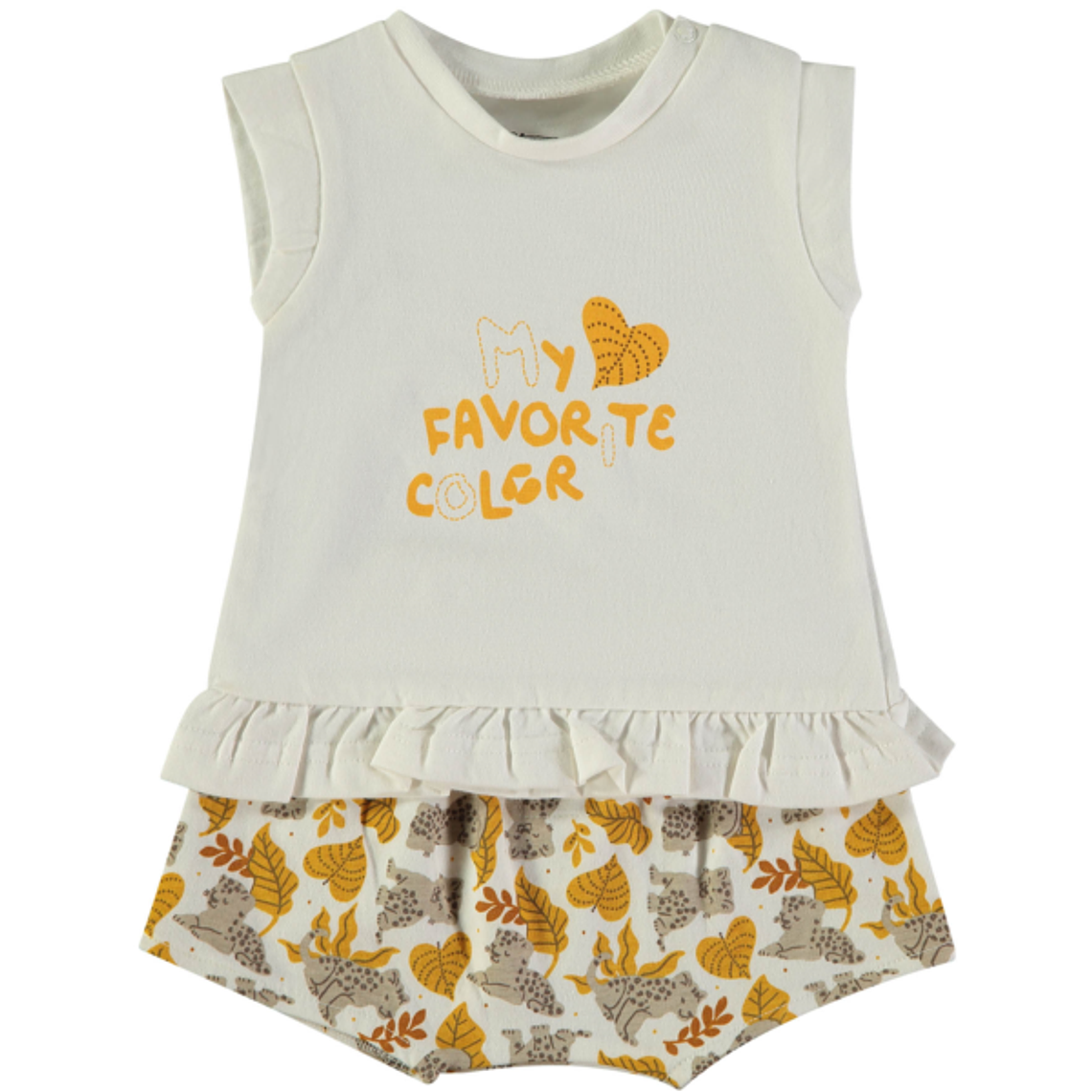 Conjunto t-shirt e calção 1