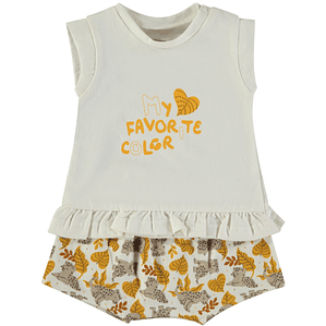 Conjunto t-shirt e calção