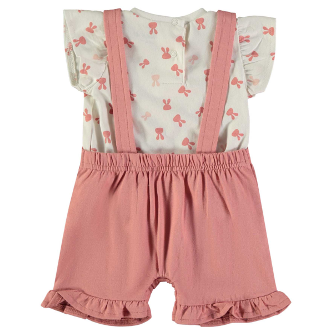 Jardineira com t-shirt manga curta  2