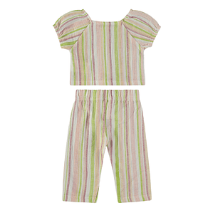 Conjunto de linho calça e top