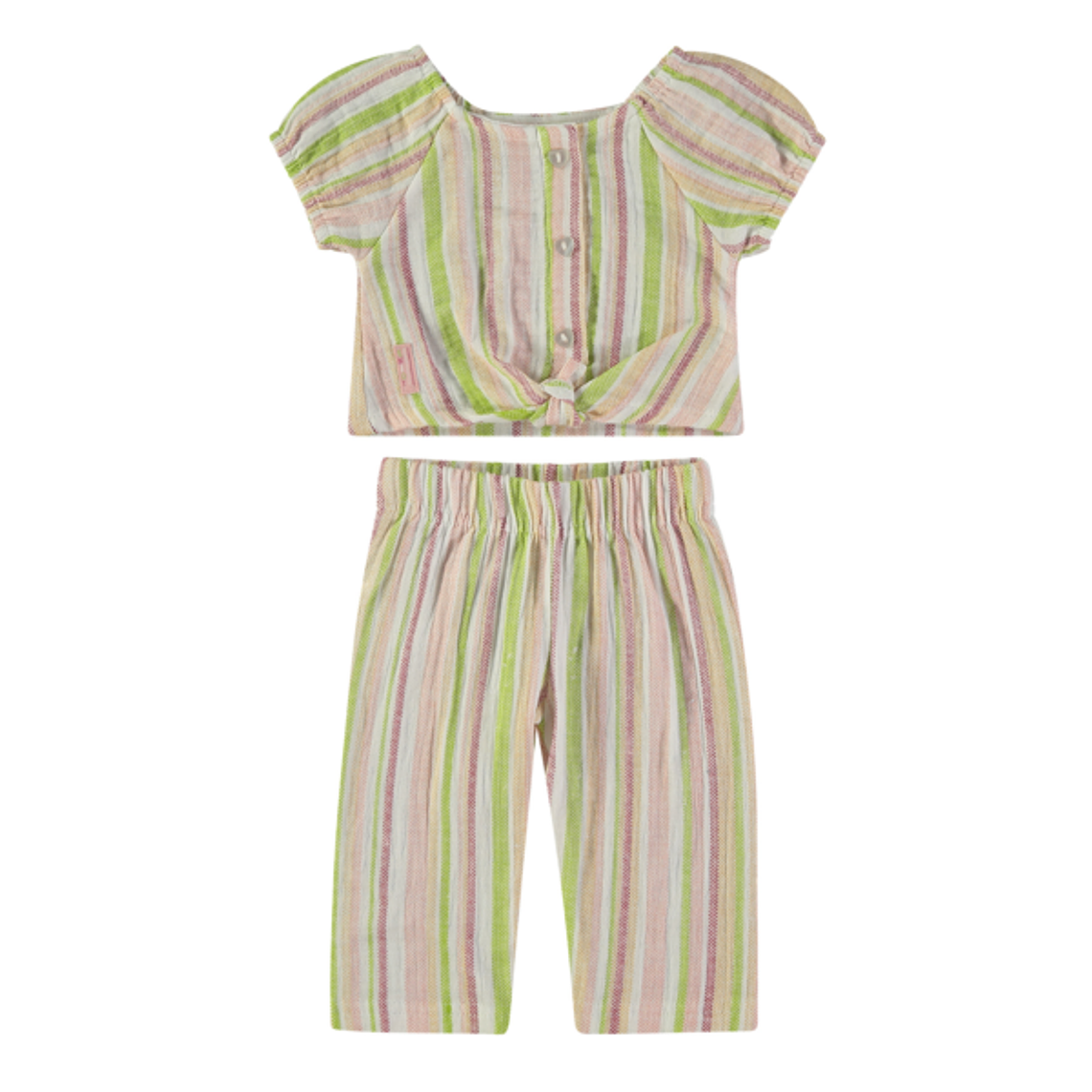 Conjunto de linho calça e top 2