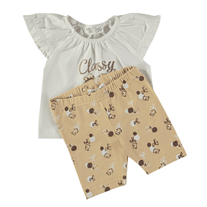 Conjunto t-shirt e calção