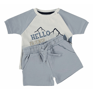 Conjunto t-shirt e calção