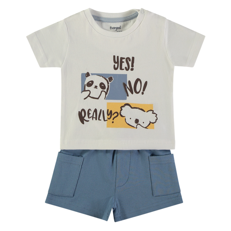 Conjunto t-shirt e calção 1