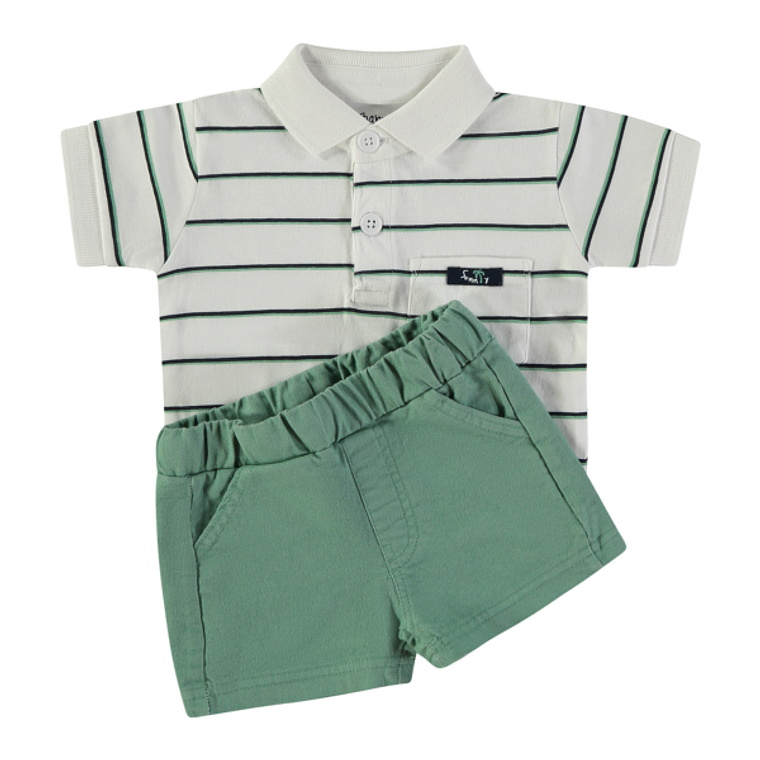 Conjunto calção com polo 3