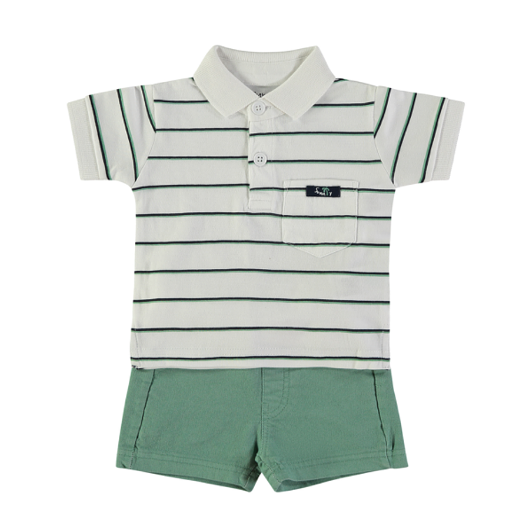 Conjunto calção com polo 1