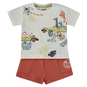 Conjunto t-shirt e calção