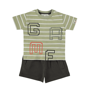 Conjunto t-shirt e calção